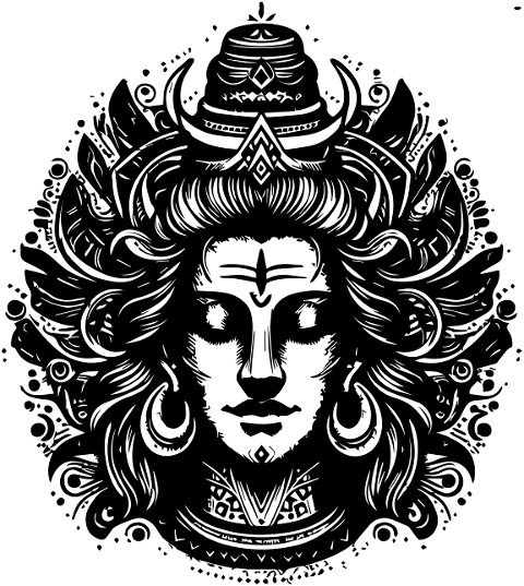 ai-generated-shiva-outlined-artwork-8943489