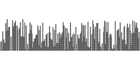 music-waveform-city-buildings-8143787