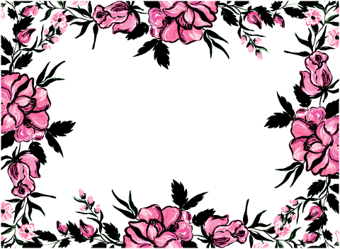 pink-frame-flowers-nature-bloom-8487899