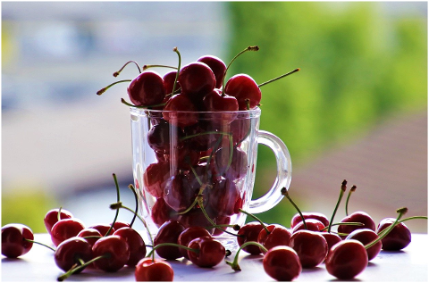 cherries-fruit-the-cup-glass-6308871