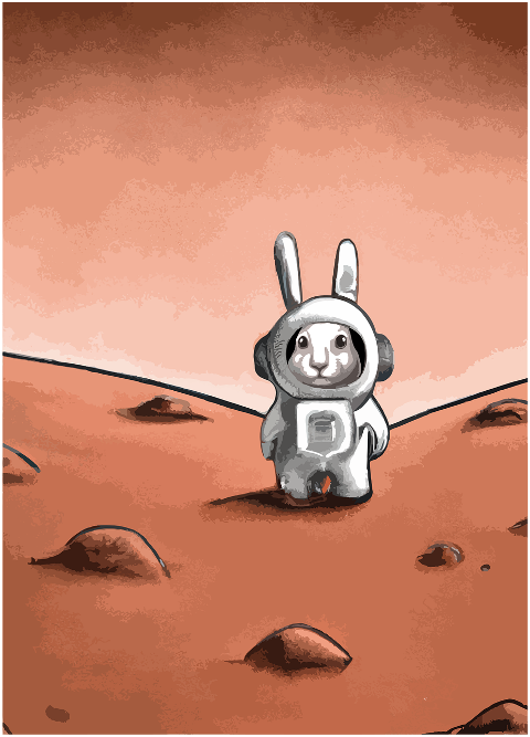 mars-space-planet-rabbit-cartoon-7579396