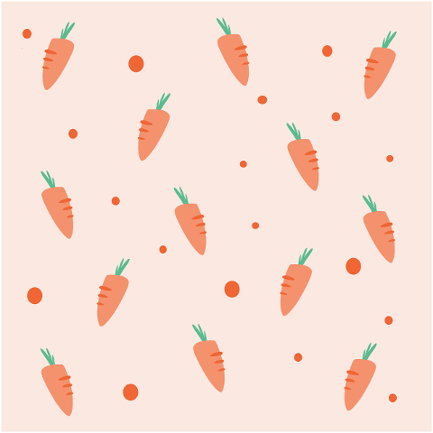 carrots-pattern-frame-orange-7163608