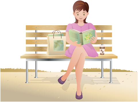 woman-bench-read-book-leisure-6741608