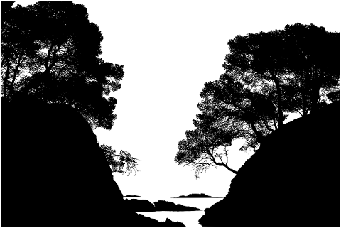 beach-valley-silhouette-trees-7128775