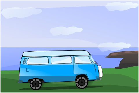 van-vehicle-design-2d-flat-design-5038157