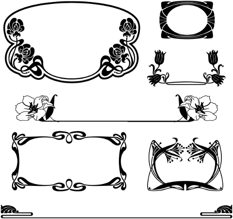 art-nouveau-frames-floral-retro-4794372