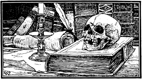 skull-library-wizard-fantasy-4109212