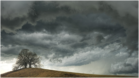 tree-weather-clouds-hill-mood-4306636
