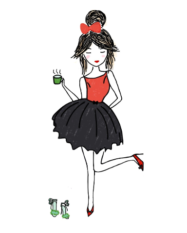 girl-coffee-skirt-shoes-high-heels-5200897