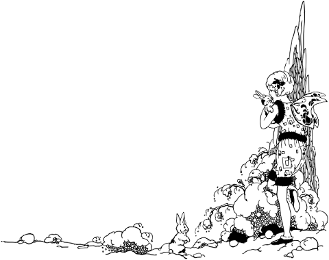 fairy-bunny-line-art-fantasy-5142668