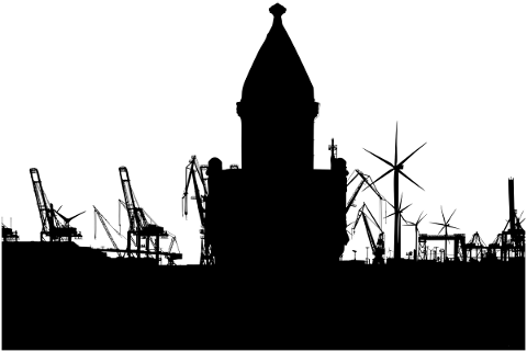 cranes-industrial-silhouette-4771762