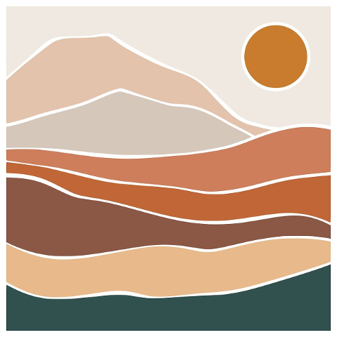 mountain-art-draw-line-botanical-9180787