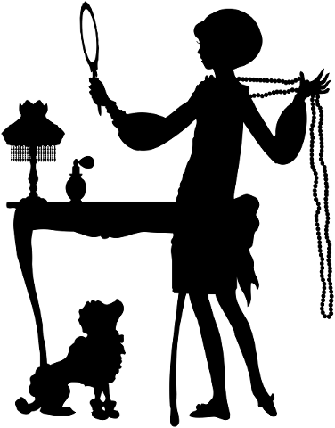 flapper-silhouette-1920s-poodle-4485698