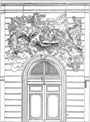 door-decorative-line-art-5134858