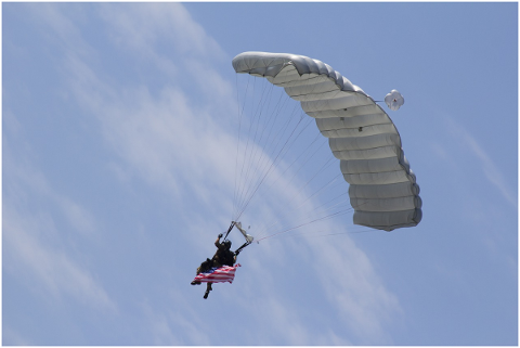 a-parachute-a-skydiver-the-sky-5100893