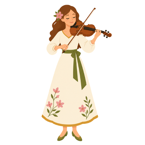 violinist-musician-woman-folk-style-10365964