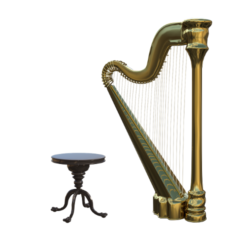 harp-stool-strings-musical-4600984