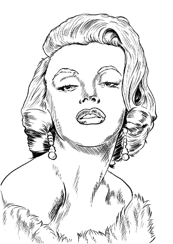 marilyn-monroe-sketch-actress-4626747