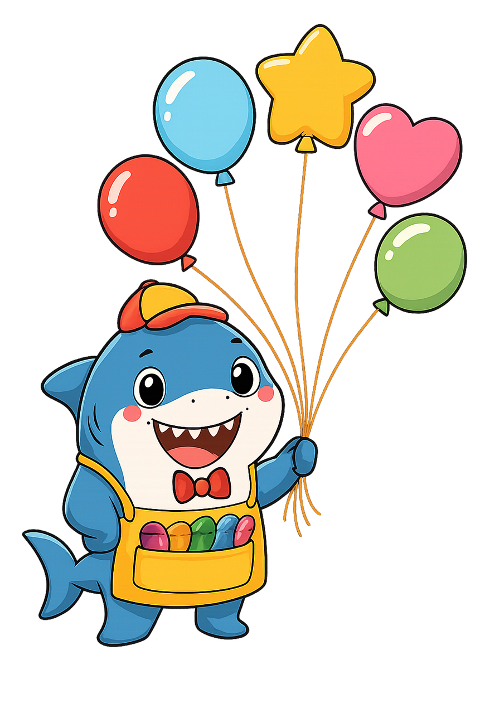 shark-mascot-balloon-seller-10298347