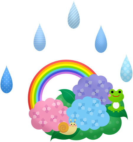 kawaii-frogs-rain-japanese-snail-5102687