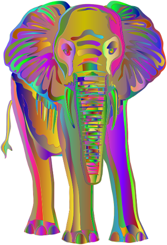 elephant-animal-metallic-africa-5165090