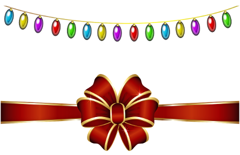 christmas-lights-christmas-bow-4433296