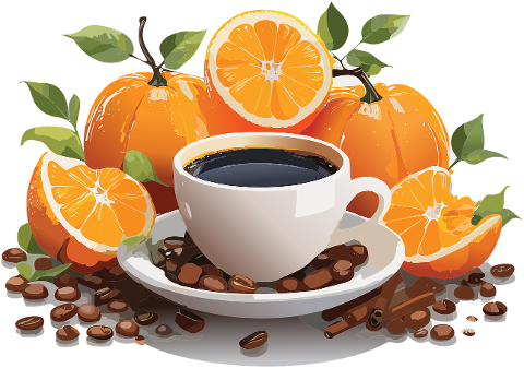 ai-generated-coffee-oranges-fruits-8995594