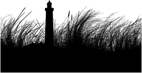 lighthouse-grass-silhouette-5569205