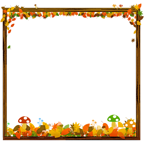 autumn-frame-wood-mushrooms-frame-4892483