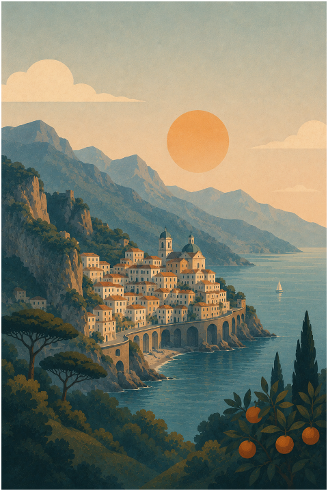 medieval-village-coastal-town-sunset-10273586