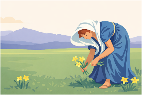 spring-flowers-woman-meadow-nature-10202895