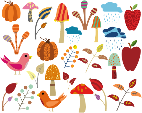 autumn-icon-apple-birds-pumpkin-4373600