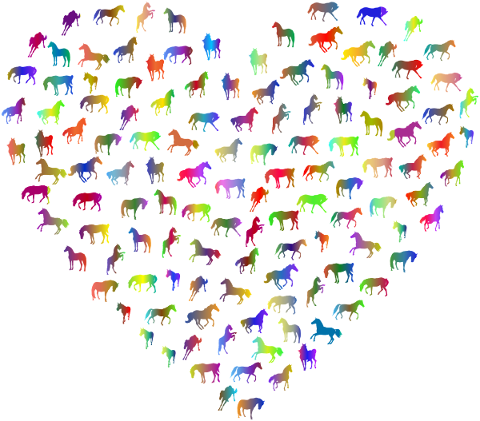 horse-animal-heart-equine-colorful-5734298