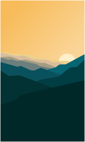 mountains-moon-sunset-trees-forest-5655059