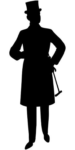 silhouette-man-hat-cane-coat-suit-5441820