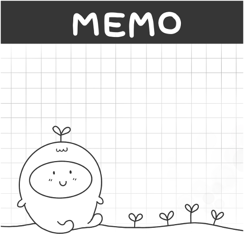 memo-note-paper-stationery-cartoon-5772819