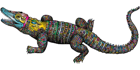 crocodile-alligator-line-art-4331644