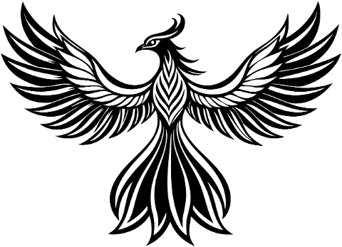 ai-generated-phoenix-line-art-bird-8906975
