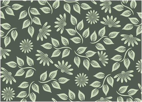 flowers-pattern-spring-green-4032775