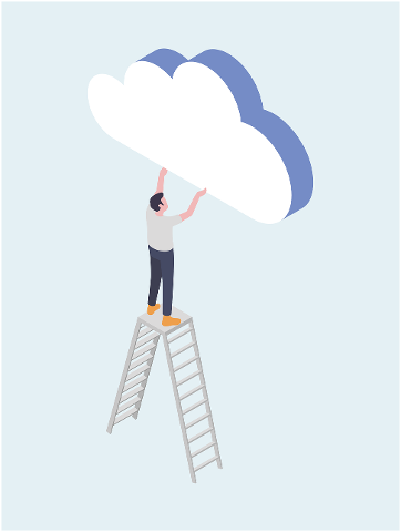 cloud-men-sky-people-stairs-4273197