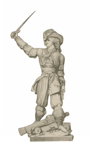 jean-bart-corsair-pirate-statue-4984070
