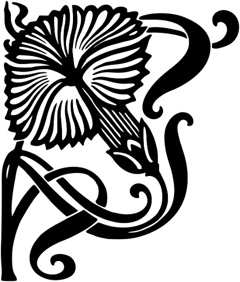 flower-flourish-art-nouveau-plant-7460049