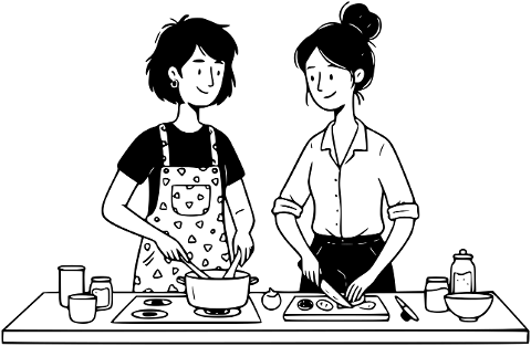 drawing-couple-love-wedding-nature-10093848