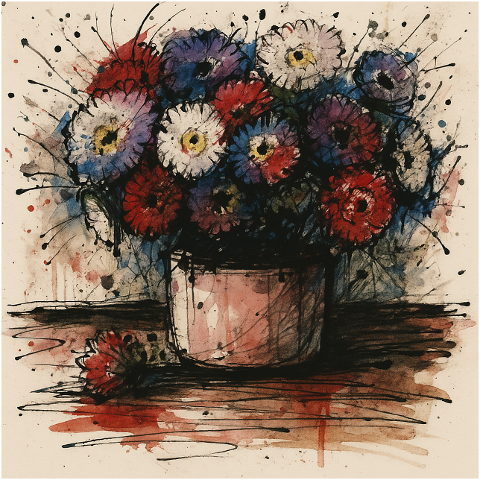 flowers-watercolor-bouquet-vase-9934245