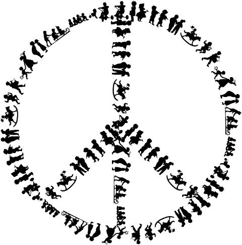 children-peace-sign-kids-silhouette-7900078