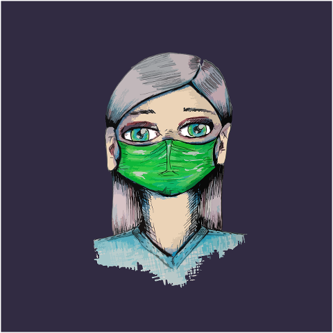 nurse-face-mask-girl-portrait-7407660