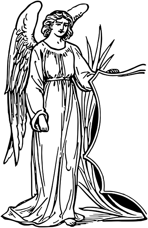 angel-line-art-god-belief-faith-8095383