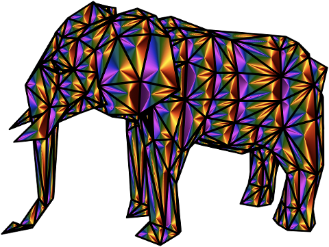 elephant-animal-low-poly-pachyderm-6471819
