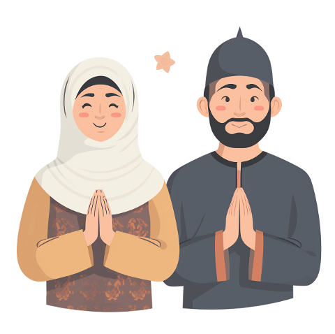 ai-generated-muslim-couple-praying-8876031