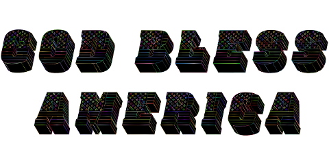 god-bless-america-typography-3d-8863917